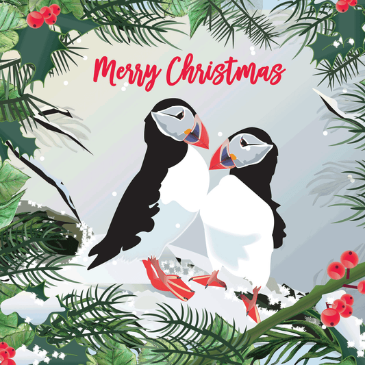 Puffin Christmas Card