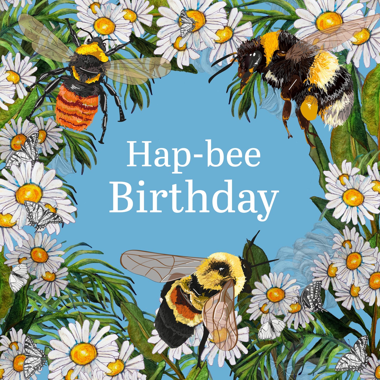 Hap-bee Birthday Greeting Card