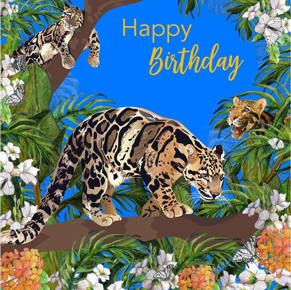 Clouded Leopard Greeting Card