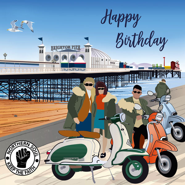 Northern Soul Greeting Card