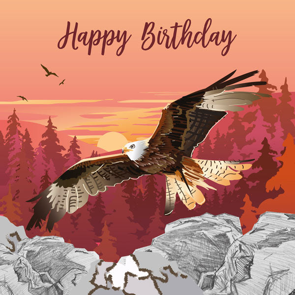 Red Kite Greeting Card