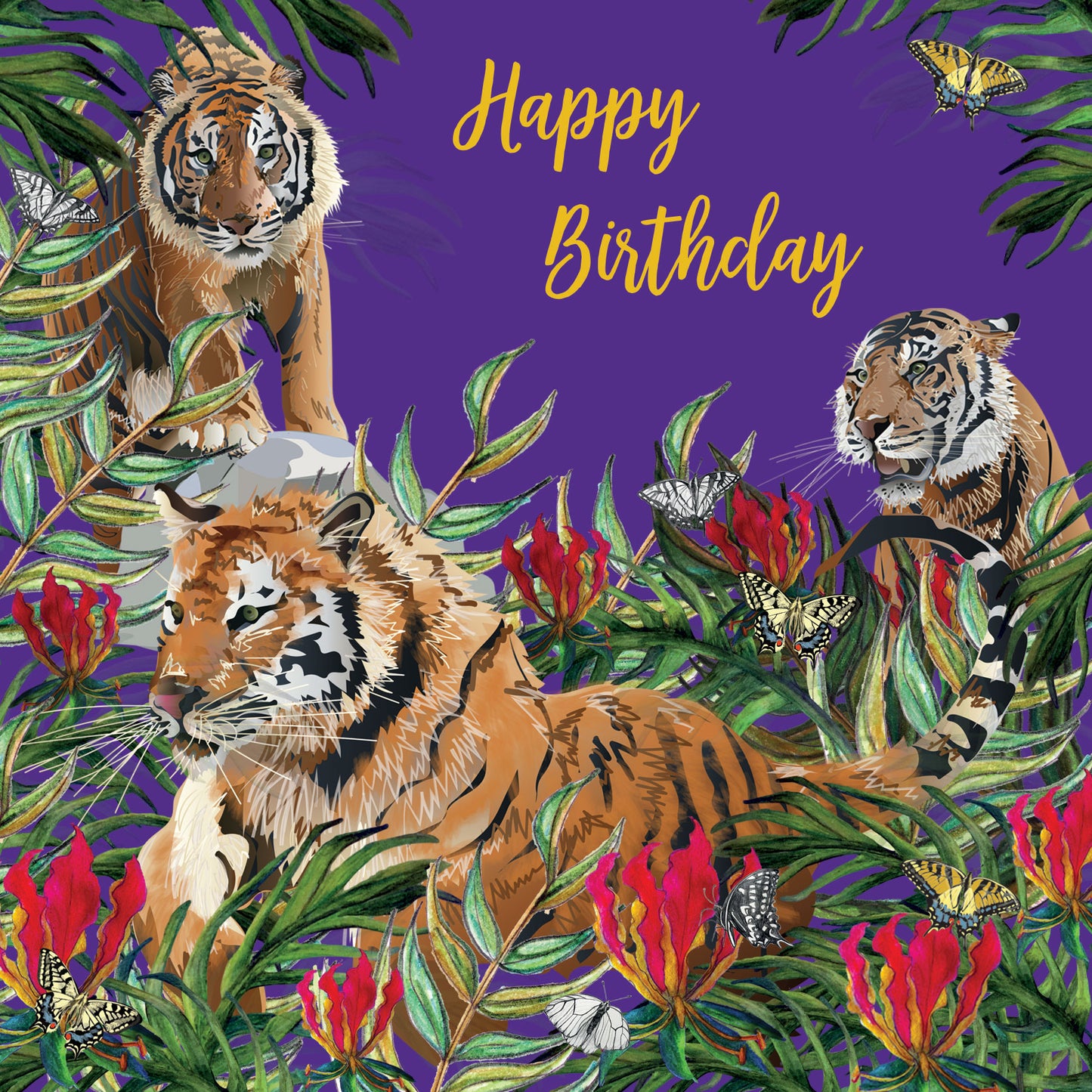 Tiger Greeting Card