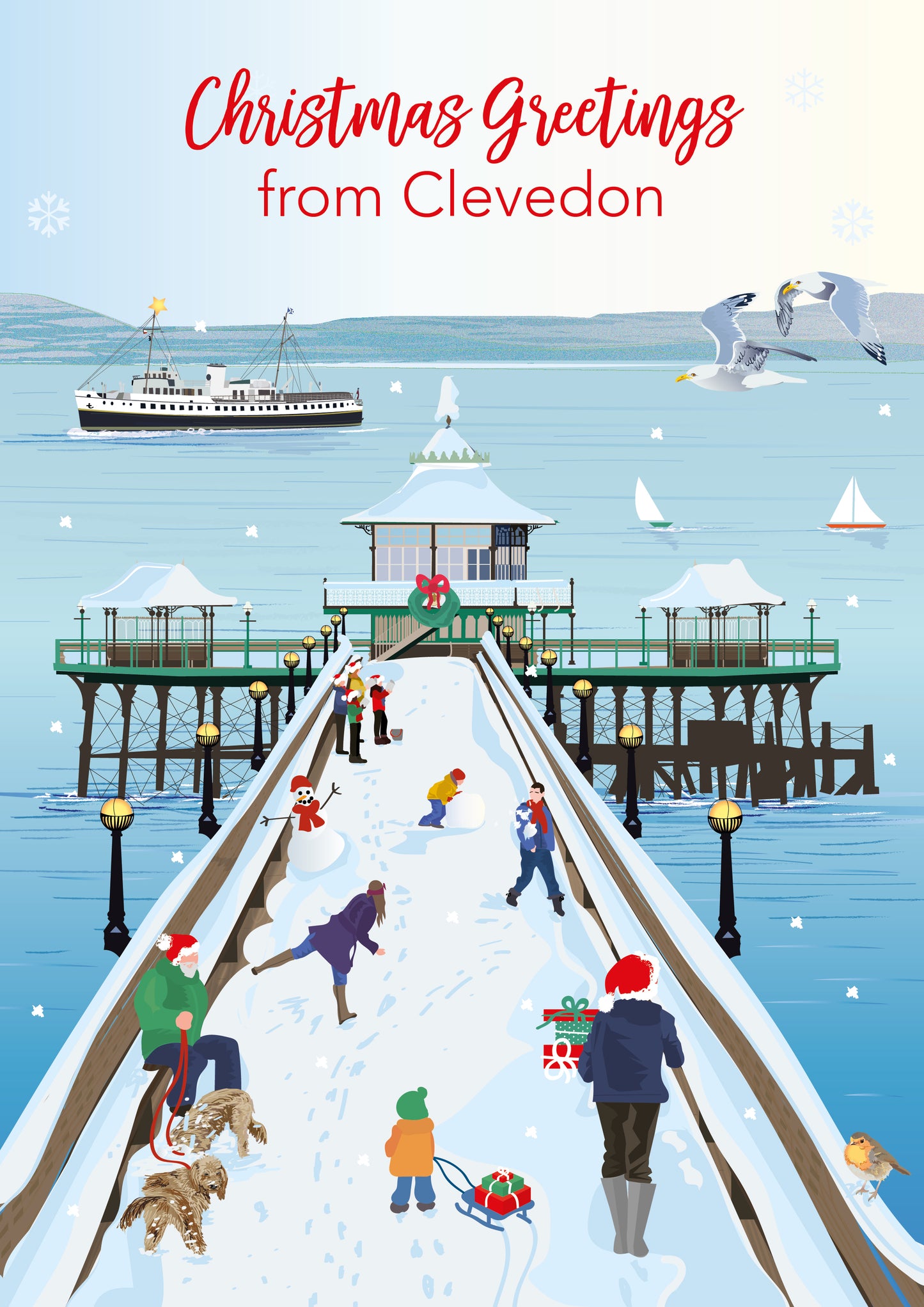 Clevedon 5x7" Christmas Cards