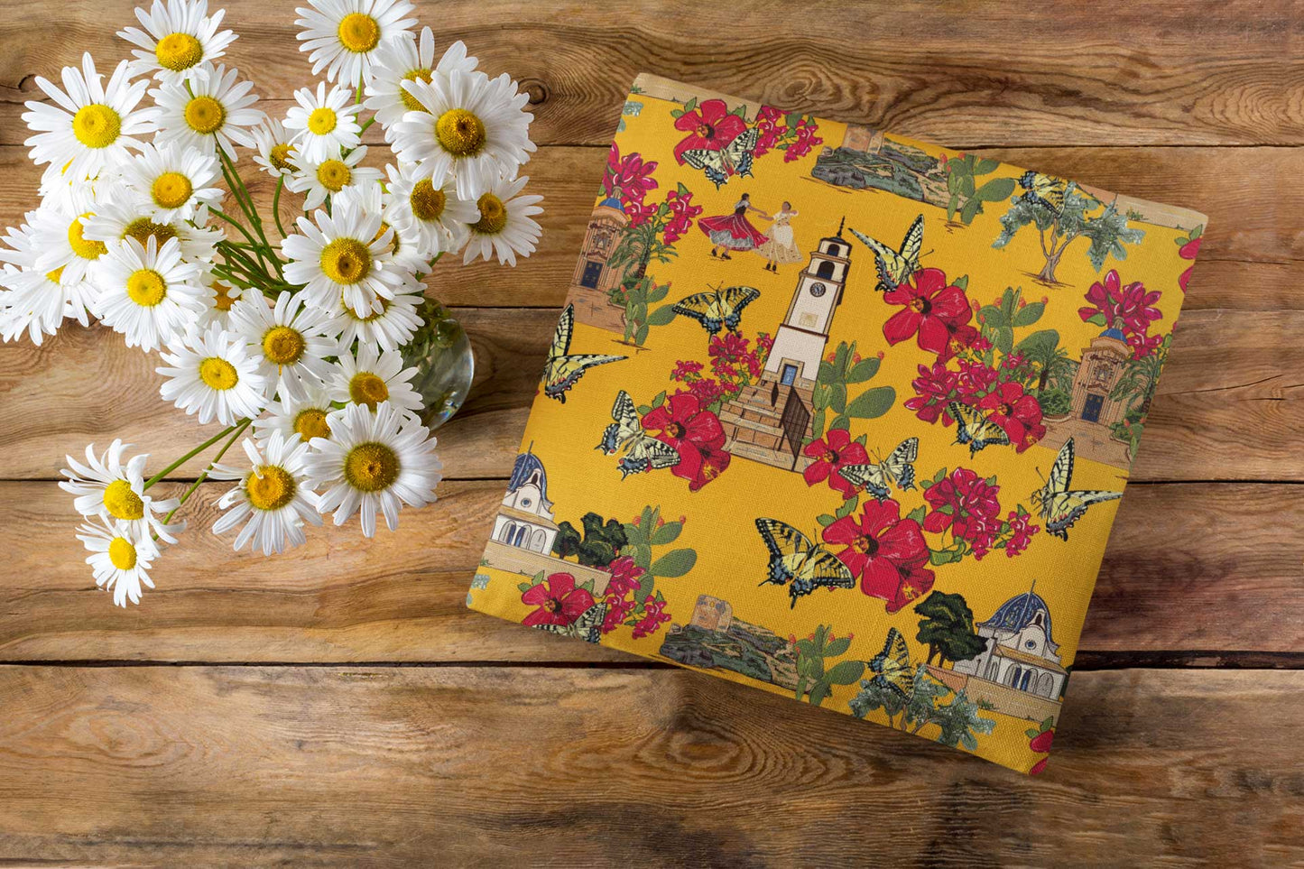 Sun-kissed Spanish Cushion