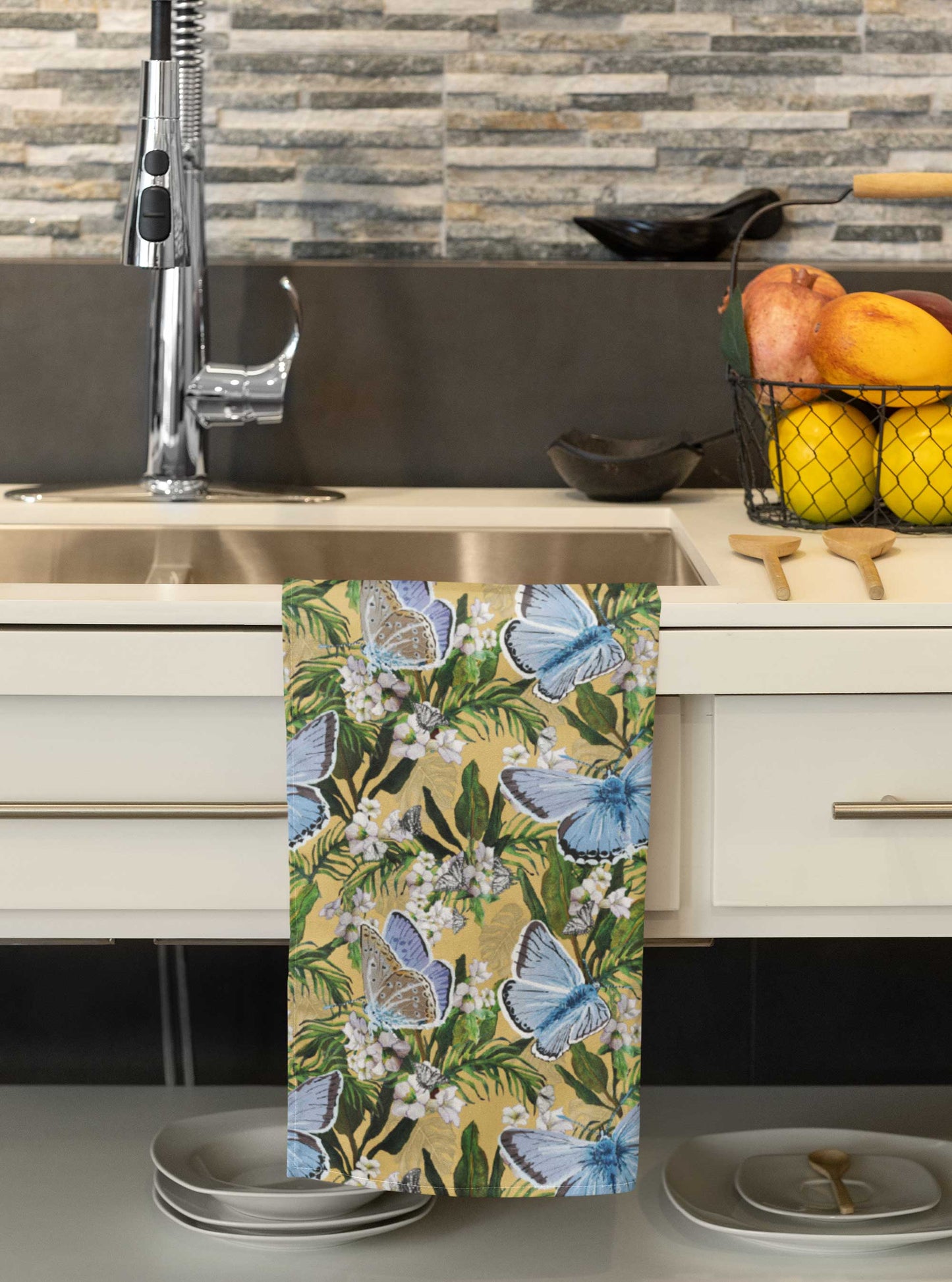 Cheeky Chalkhill Tea Towel