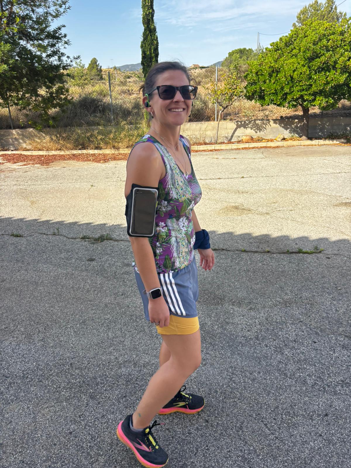 Peacock Running top