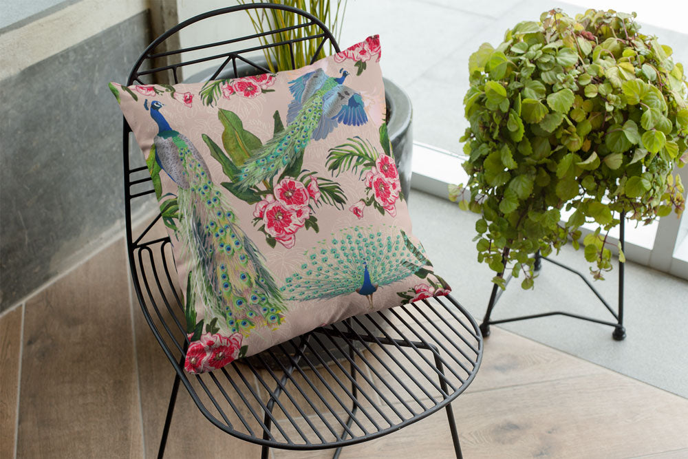Enchanted Peacock Cushion