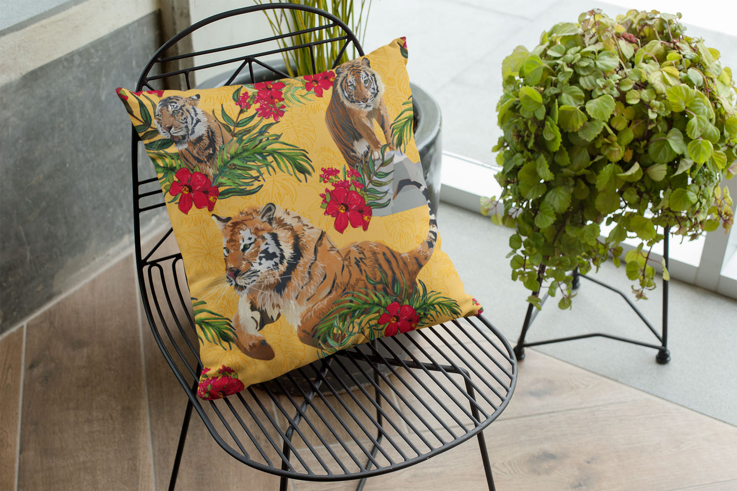Fierce & Free Tiger Cushion