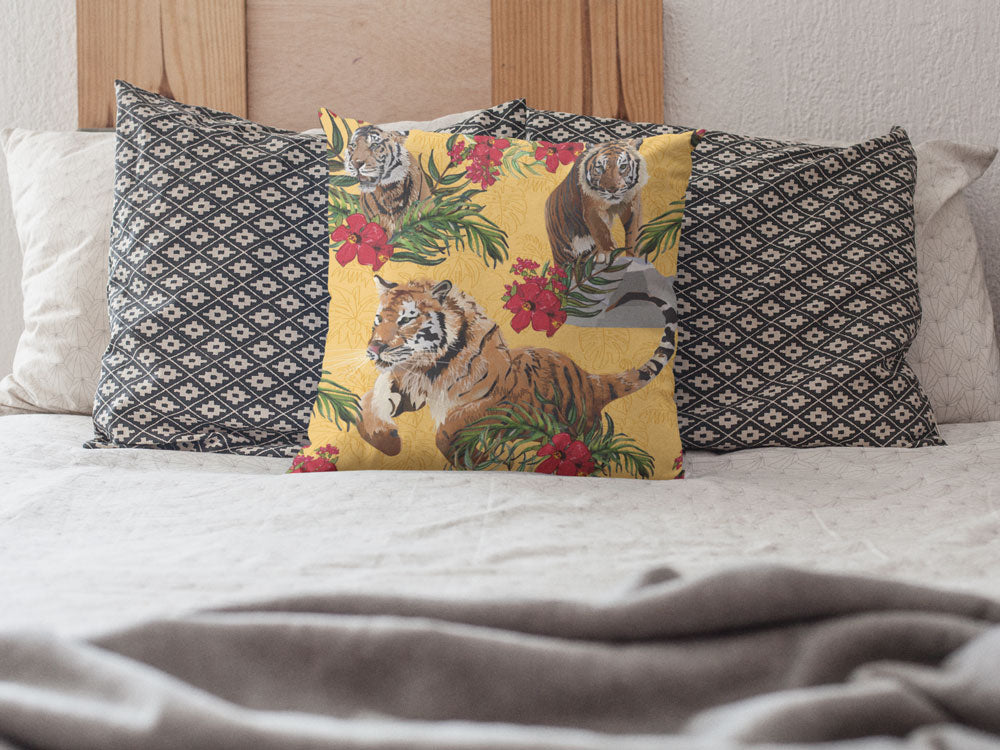 Fierce & Free Tiger Cushion