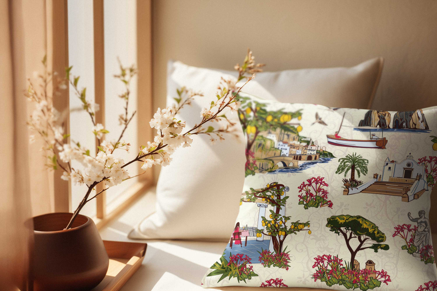 Sorrento pattern cushions