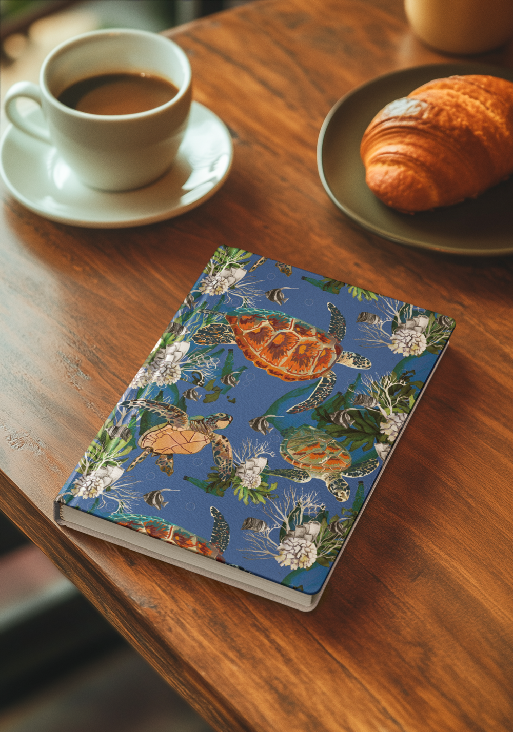 Hard back Sea Turtle Ocean notebook
