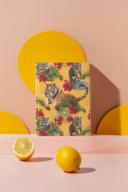 Hard back Fierce & Free Tiger notebook
