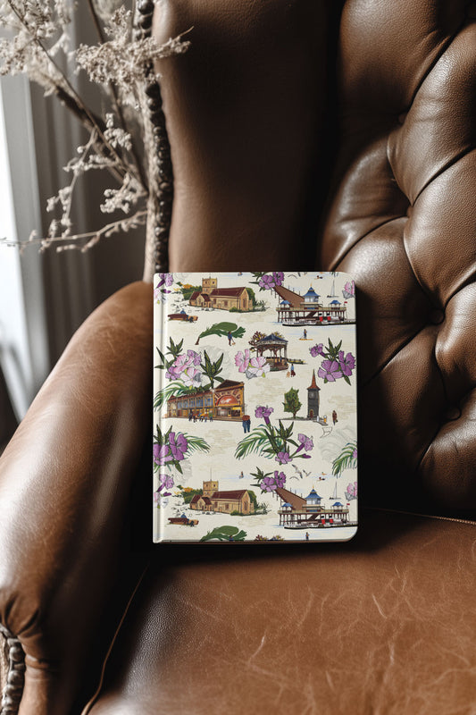 Hard back Clevedon Coastal notebook
