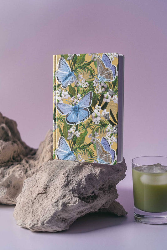 Hard back Chalkhill Blue butterfly notebook