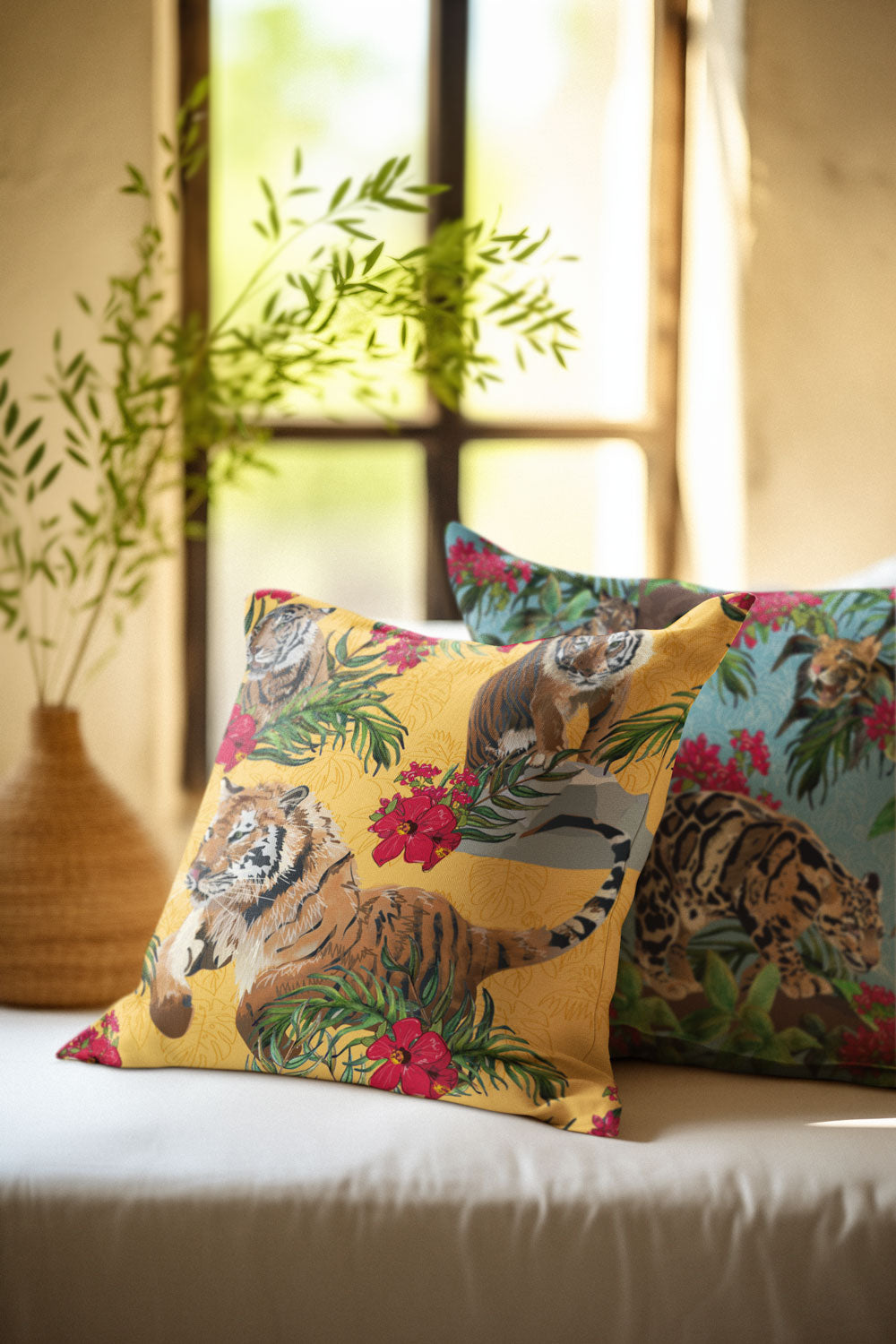 Fierce & Free Tiger Cushion