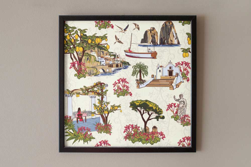 Tiny but mighty - Sorrento framed print