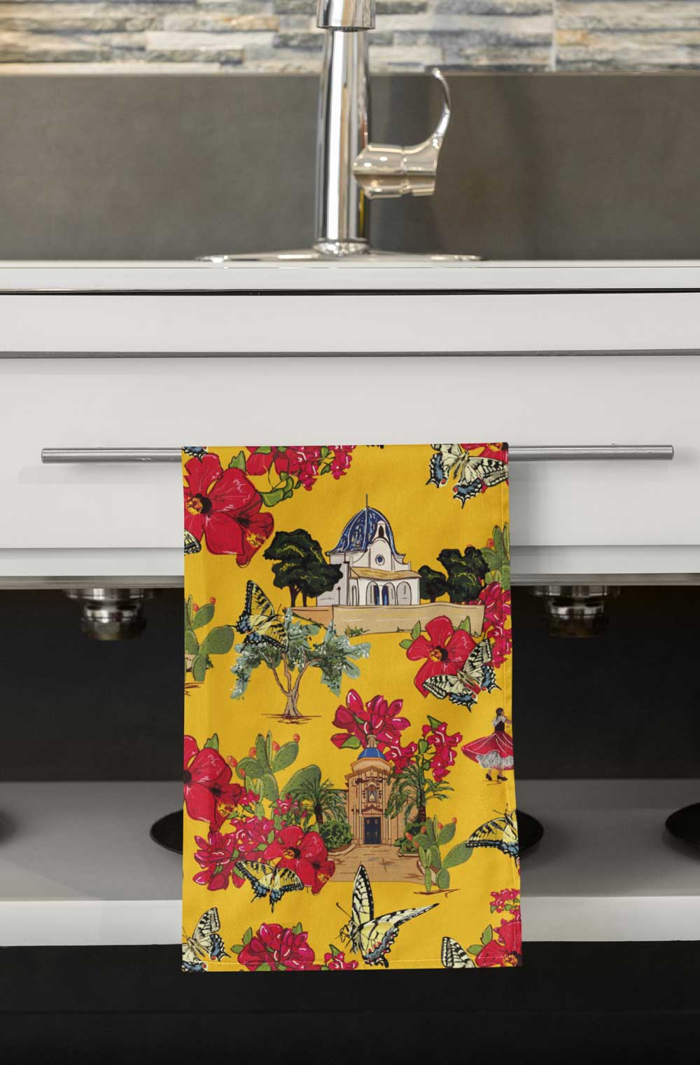 Sun-Kissed Spanish Tea Towel