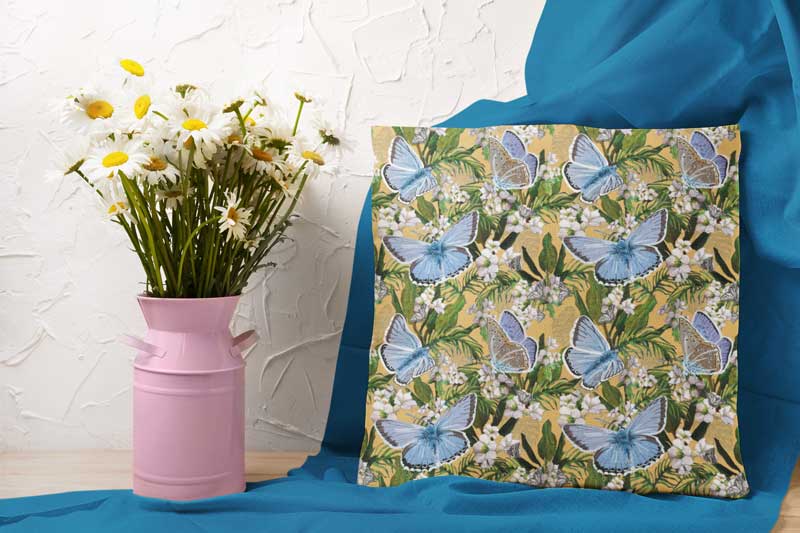 Chalkhill blue butterfly pattern