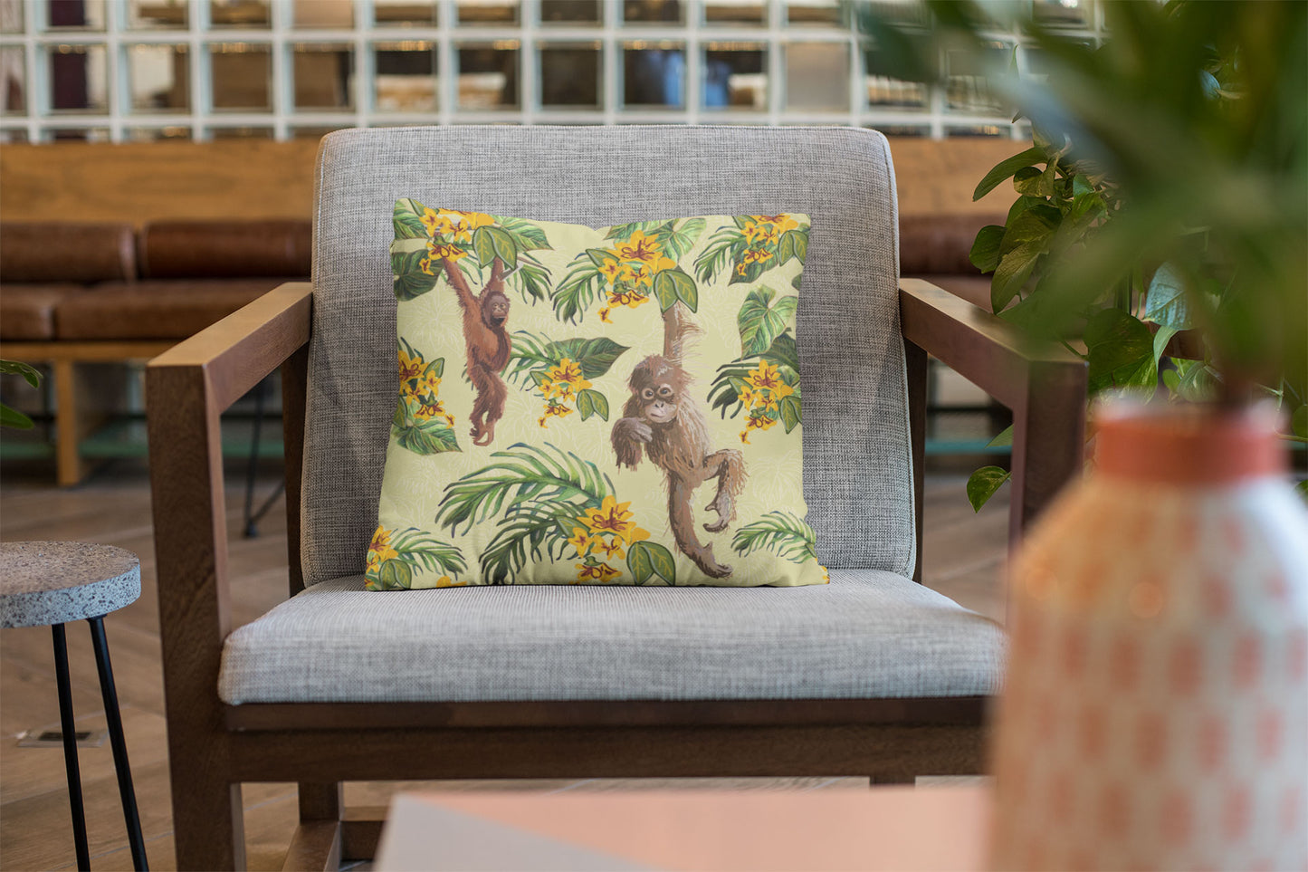 Wise Orangutan Cushion