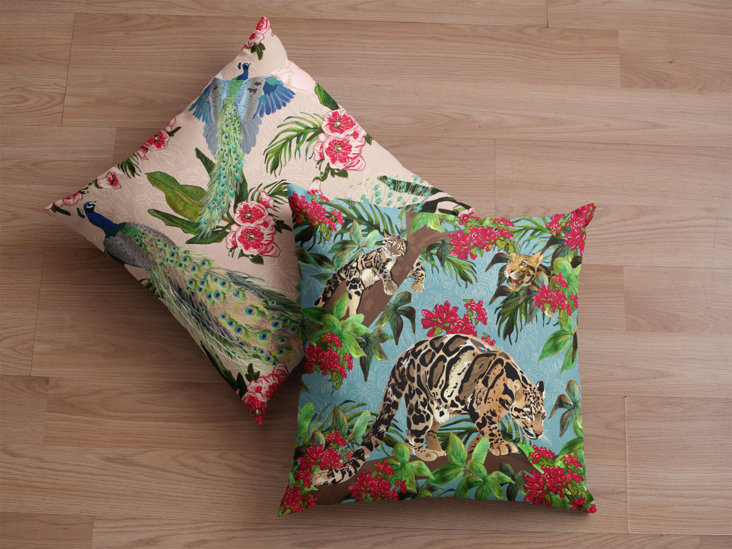 Enchanted Peacock Cushion