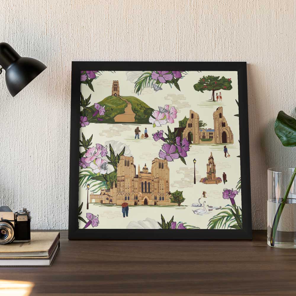 Tiny but mighty - Wells framed print