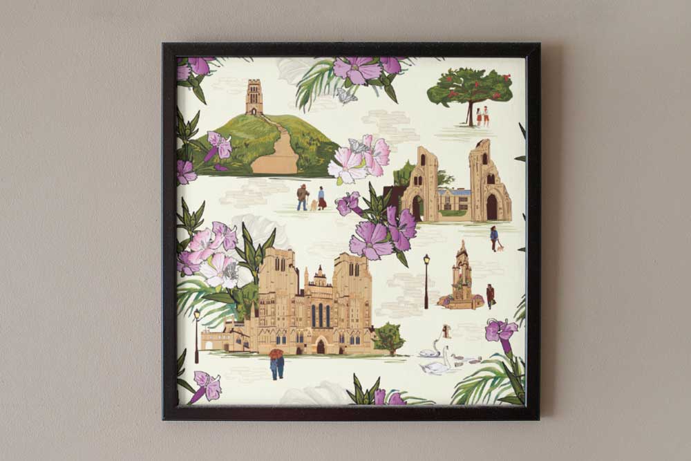 Tiny but mighty - Wells framed print