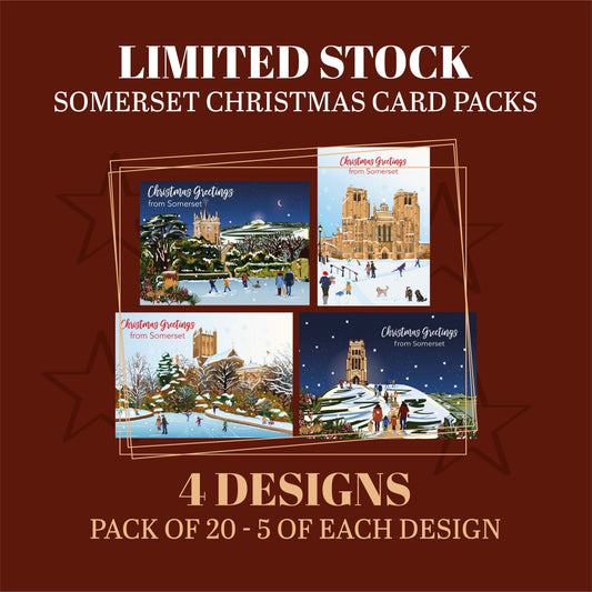 LIMITED EDITION Somerset packs of Christmas Cards