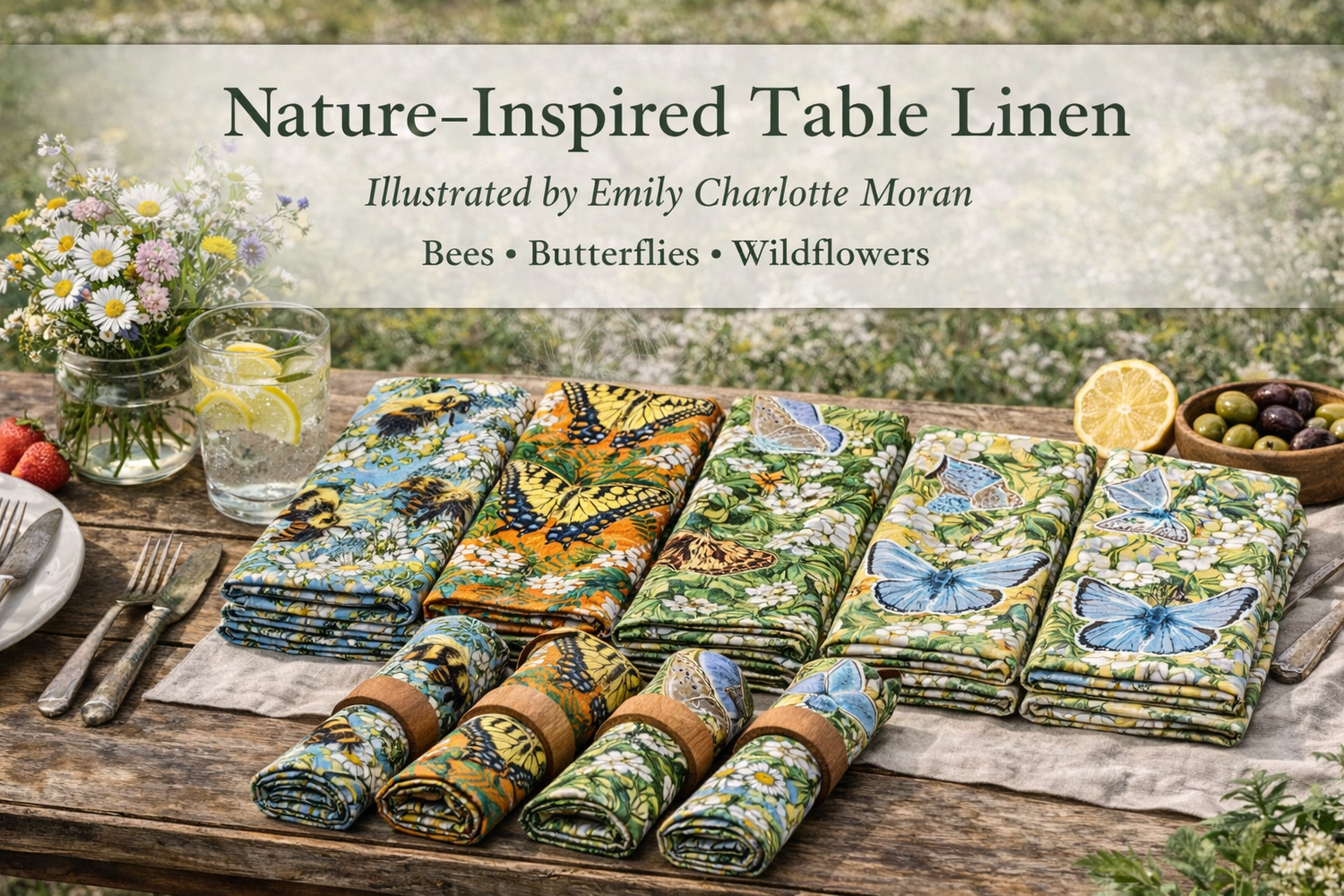 Nature inspired Napkins