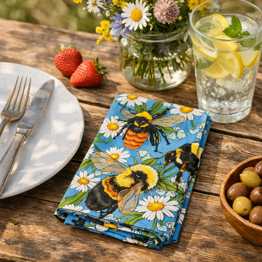 Beautiful Bumble Bee napkin
