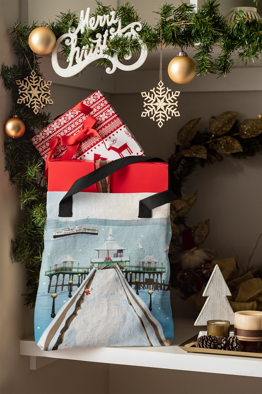 Clevedon Christmas Tote Bag