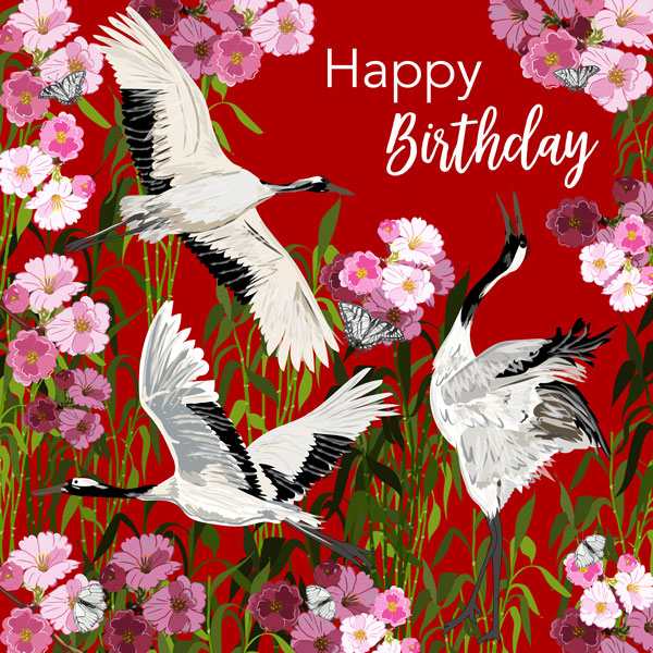 Cranes Greeting Card