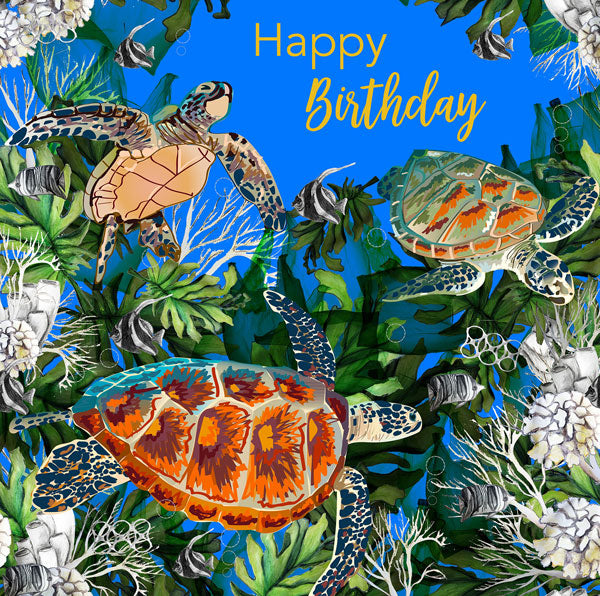Sea Turtle Greeting Card