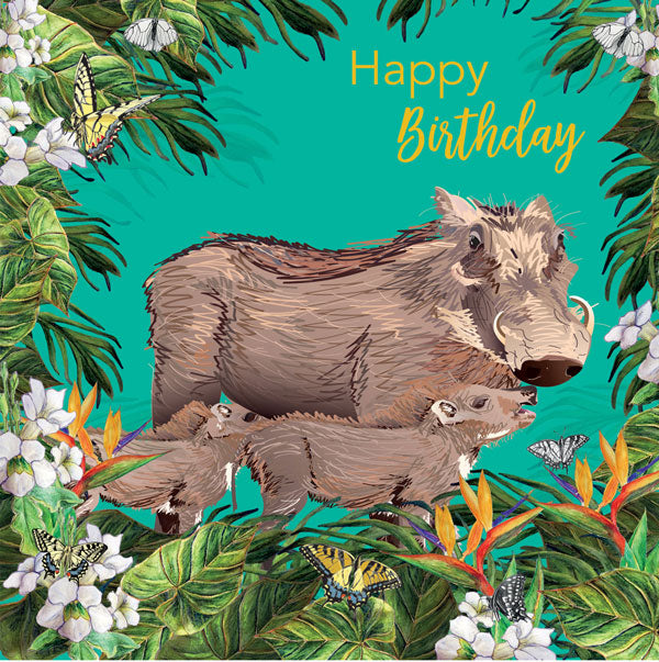 Warthog Greeting Card