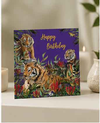 Tiger Greeting Card