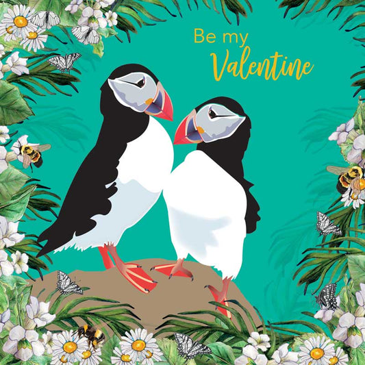 Puffin Valentine's Card