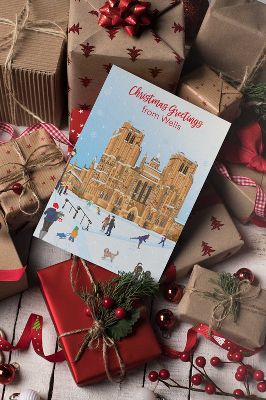 Wells Cathedral 5x7" Christmas Cards