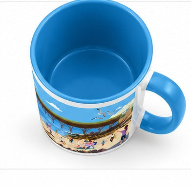 Clevedon Pier Illustrated Mug