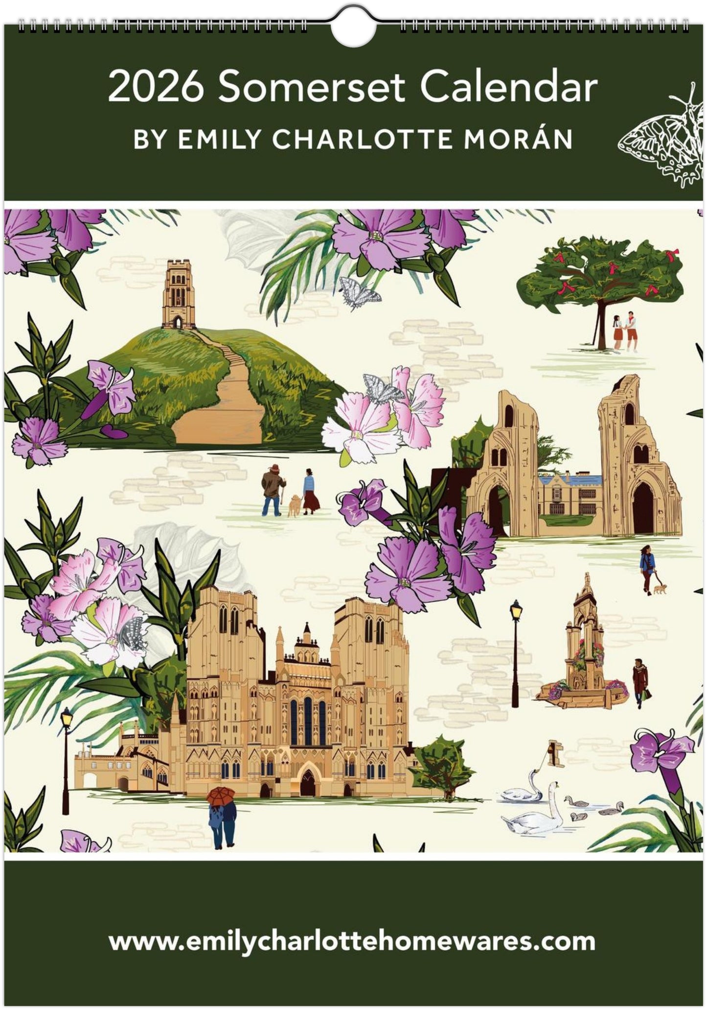 Somerset 2026 wall calendar