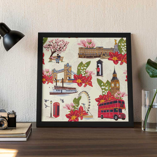 Tiny but mighty - London framed print