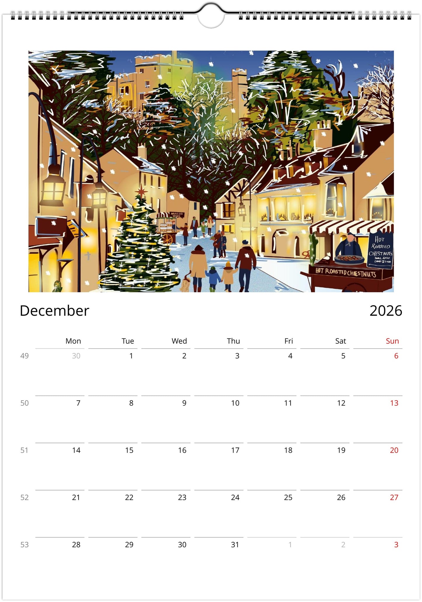 Somerset 2026 wall calendar