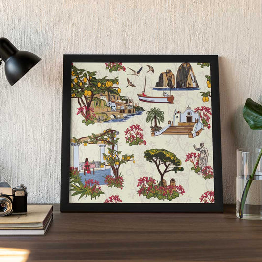 Tiny but mighty - Sorrento framed print