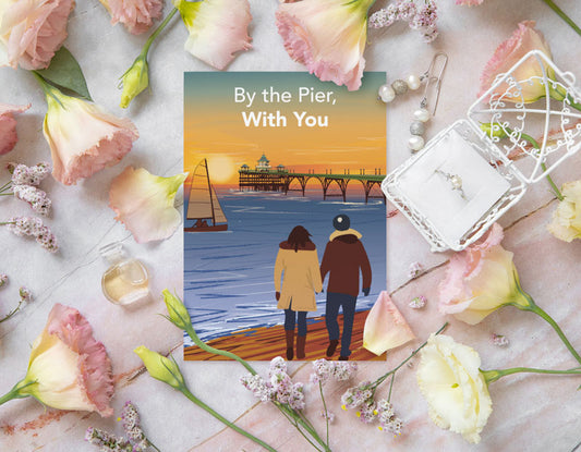 Clevedon Pier Valentine's Card