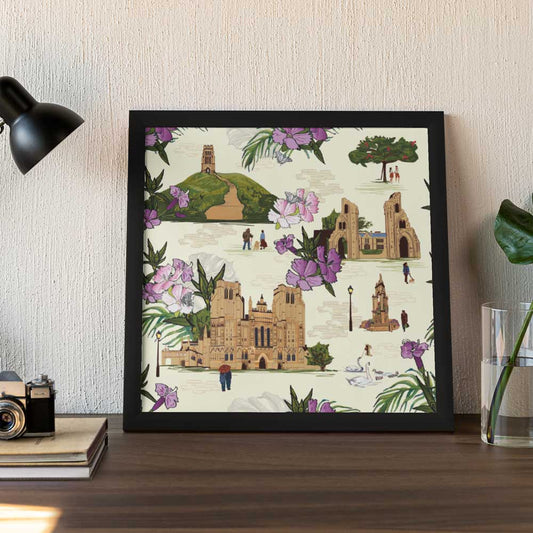 Tiny but mighty - Wells framed print