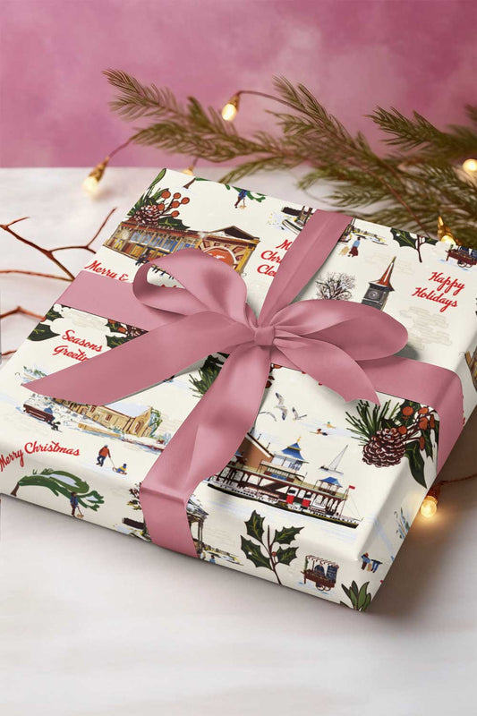 Clevedon Christmas Wrapping paper